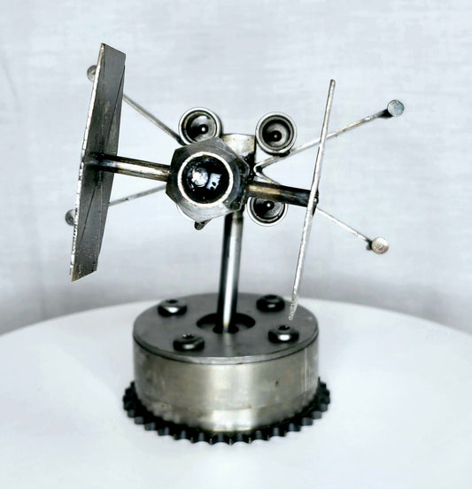 X-Wing Fighter being chased by Tie Fighter