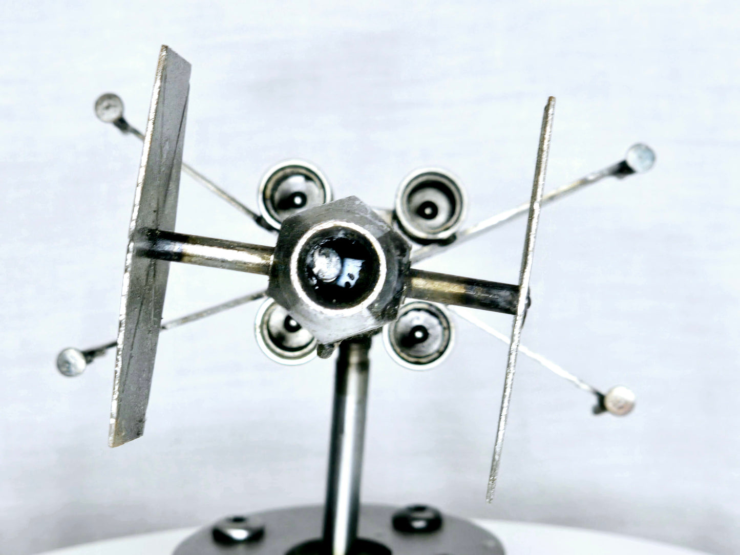 X-Wing Fighter being chased by Tie Fighter