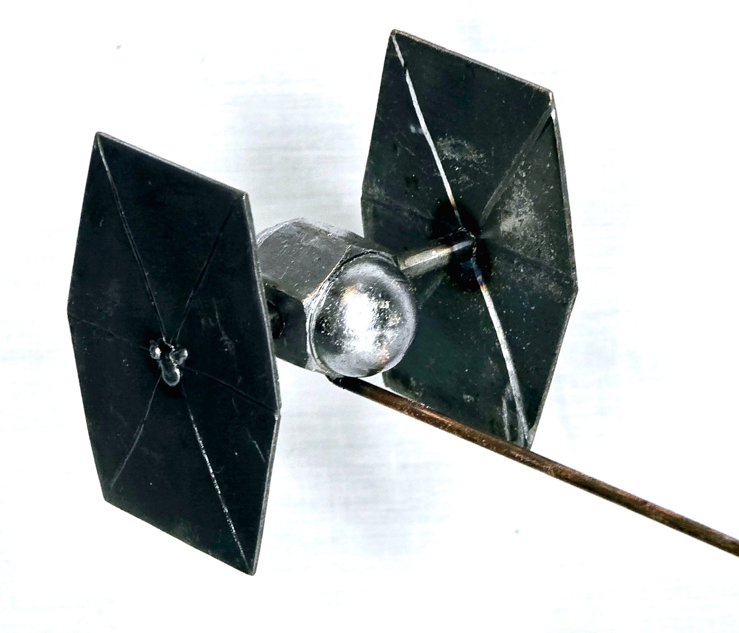 X-Wing Fighter being chased by Tie Fighter