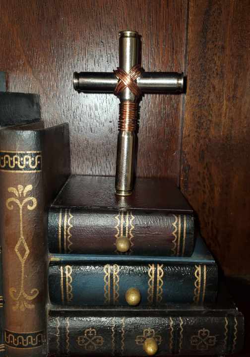 Brass Shell Cross